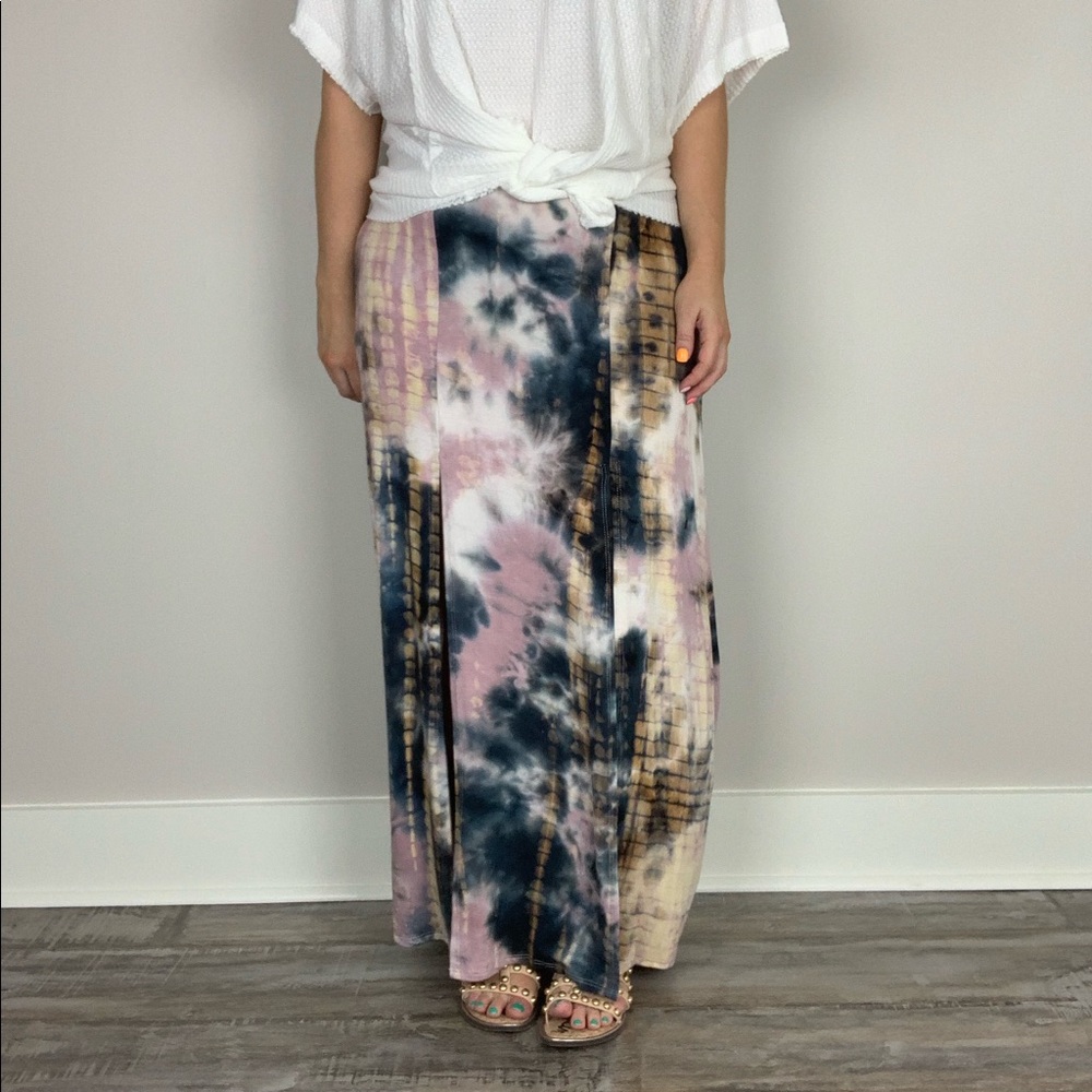 Gypsy Wanderer Tie Dye Maxi Skirt S Boho Hippie - Picture 4 of 8